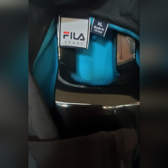 Fila Women's Blue and Black Jacket - Picture 4 of 4